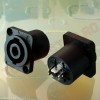 SPEAKON > Conector Speakon Mama 4 Pini de Panou Format 25x30mm SMP30x25 SPK850/SAL 05211/GB