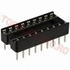 Socluri circuit integrat > Soclu DIL 18 Pini pas 2,54mm SKT18