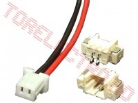 Conector Cablaj 2 Pini Mama + Tata Pas 1.27mm - cu Fire 10cm 2x28AWG CP73250SMD Set 10 bucati