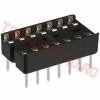 Socluri circuit integrat > Soclu DIL 14 Pini pas 2,54mm SKT14 - set 10 bucati