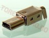 Conectori Date USB > Mufa Tata Mini-USB 3x7mmTrapezoidala Demontabila UTX452