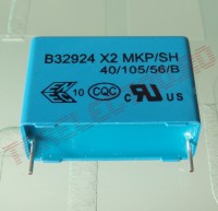 Condensator  1.5uF - 310V MKT clasa X2 RM27.5mm