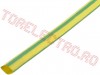 Tub Termocontractabil   3.2mm contractie 2:1 Galben-Verde 1m - Rola 15m