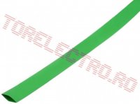 Tub Termocontractabil  12.7mm contractie 2:1 Verde 1m