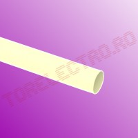 Tub Termocontractabil   3.2mm contractie 2:1 Alb 1m