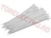 Coliere plastic > Coliere 250x4.8 Albe - set 100buc