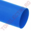 Tuburi Termocontractabile > Tub Termocontractabil  76mm contractie 2:1 Albastru 1m