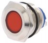 Bec Indicator Lampa Control Bord Auto D22  Rosu cu LED 12V IND22V12RED