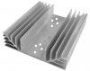 Radiatoare Plane cu Aripioare > Radiator Statie Modul Putere Tranzistori Finali din Aluminiu RAD0354 200x121x33mm