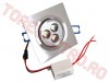 Spoturi > Spot Tavan Alb Cald 220V 3 LED-uri 3W LED-CL3SQWW