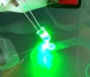 Led Verde  5mm Superluminos Alimentat la 12V Transparent 60* GRN5T-12V - set 10 bucati