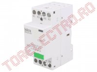 Contactor 4 Contacte NC 25A cu bobina la 230Vac pe Sina DIN IKA2504230VAC/TM