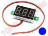 Voltmetre Curent Continuu de Panou > Voltmetru de Panou  30V-4.5V Curent Continuu LED ALBASTRU VE0121/TC