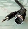 Audio-Video > Cablu DIN5 Tata la Jack 3.5 Tata Stereo 1.2m CABLE-320