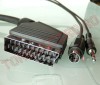 Audio-Video > Cablu Scart Tata la SVHS Tata + Jack 3.5 Tata  5m Le-525/5