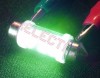 Bec Auto 12V cu 6 LED Verde 3mm S-30 BA0075