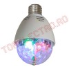 Lumini > Glob Rotativ pe soclu E27 cu 3x1W LED RGB Astro-LED-Mini XE27RGB