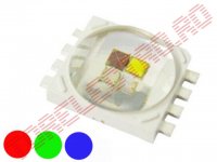 Led RGBW 10W Rosu - Verde - Albastru - Alb SMD8PIN PC8N10LTEEC pentru Moving Head