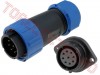 Conector Mama - Tata  9 Pini IP68 SPX211