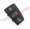 Carcase Chei si Telecomenzi Auto > Tastatura pentru Cheie Tip Briceag cu 3 Butoane pentru Audi Model Nou CC051/GB