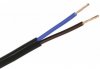 Cabluri Electrice > Cablu Electric Litat  2 Fire Rotund Negru MYYM 2x0.5mmp Cupru PUR CAB050RBLK - la Rola 100m