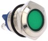 Lampi Indicatoare 12V > Bec Indicator Lampa Control Bord Auto D16  Verde cu LED 12V IND16V12GRE