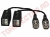 Balun CCTV cu BNC Tata AHD/CVI/TVI/HDT Autoblocant pe fir BAL1068/TC - set 2 bucati