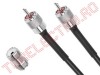 Accesorii Antene CB > Cablu PL259 - PL259 2m RG58 conectare sau prelungire intre Statie si Antena CB CB3931