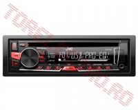 Radio-CD  JVC KD-R461EY JVC0053 cu Player MP3, USB, Afisaj Alb-Rosu, Putere 4x50W