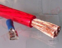 Cablu Amplificator Statie Tun Bas Auto 21.00mm2 Rosu Siliconat CuAl CAB0712AR