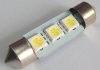 Bec Auto 12V cu  3 LED SMD Alb Sofit 36mm CLX6671/TC