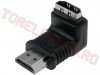 Adaptor HDMI Tata - HDMI Mama la 90* HDMI-ADP1