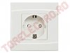 Priza  Simpla pentru Interior 16A/ 250V cu protectie pentru copii 3275H/SAL