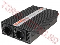 Invertor auto din 24V la 220V 1000W cu 2 Iesiri Kemot INV3170