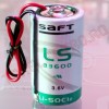 3.6V > Baterie Litiu 3.6V D R20 cu Fire LS33600 Saft