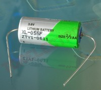 Baterie Litiu 3.6V 2/3AA 2/3R6 cu Terminale Axiale XL055FAX