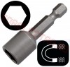 Bit Tubular  8mm cu Cap Magnetic - Topex 66H508