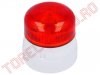 Semnalizator Industrial 230Vca IP65 Rosu cu Lampa Stroboscop Xenon si Prindere cu Surub SX45712311RED